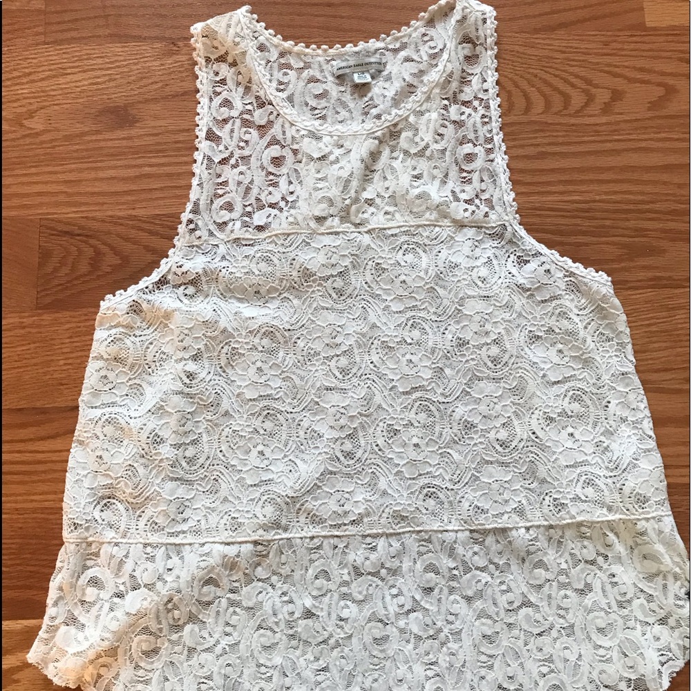 American Eagle Lace Tank Top